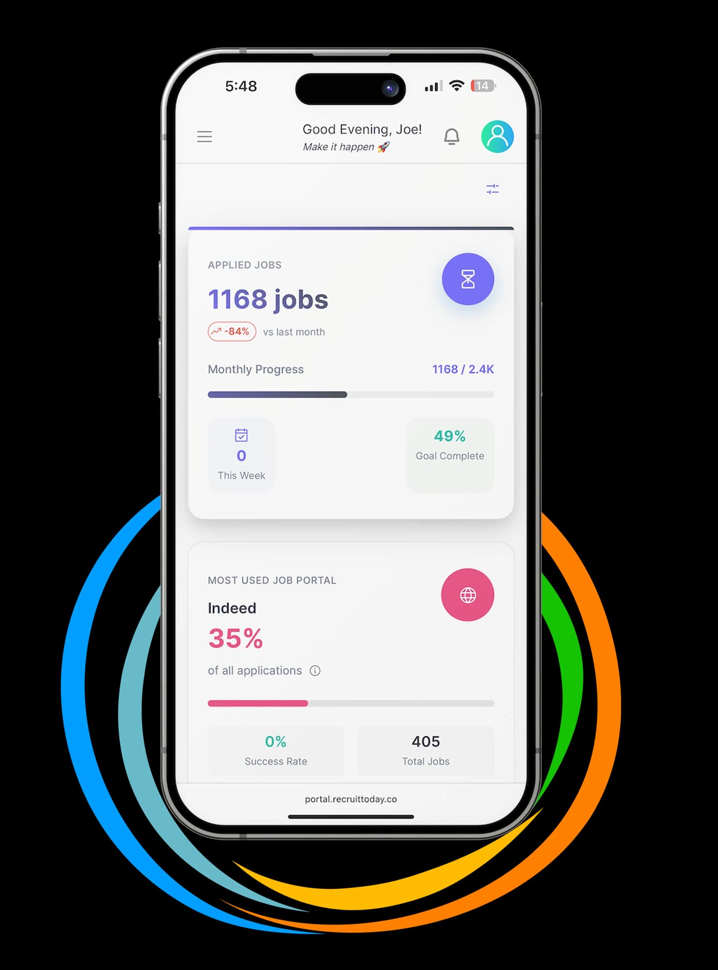 Recruit Today client portal screen 3